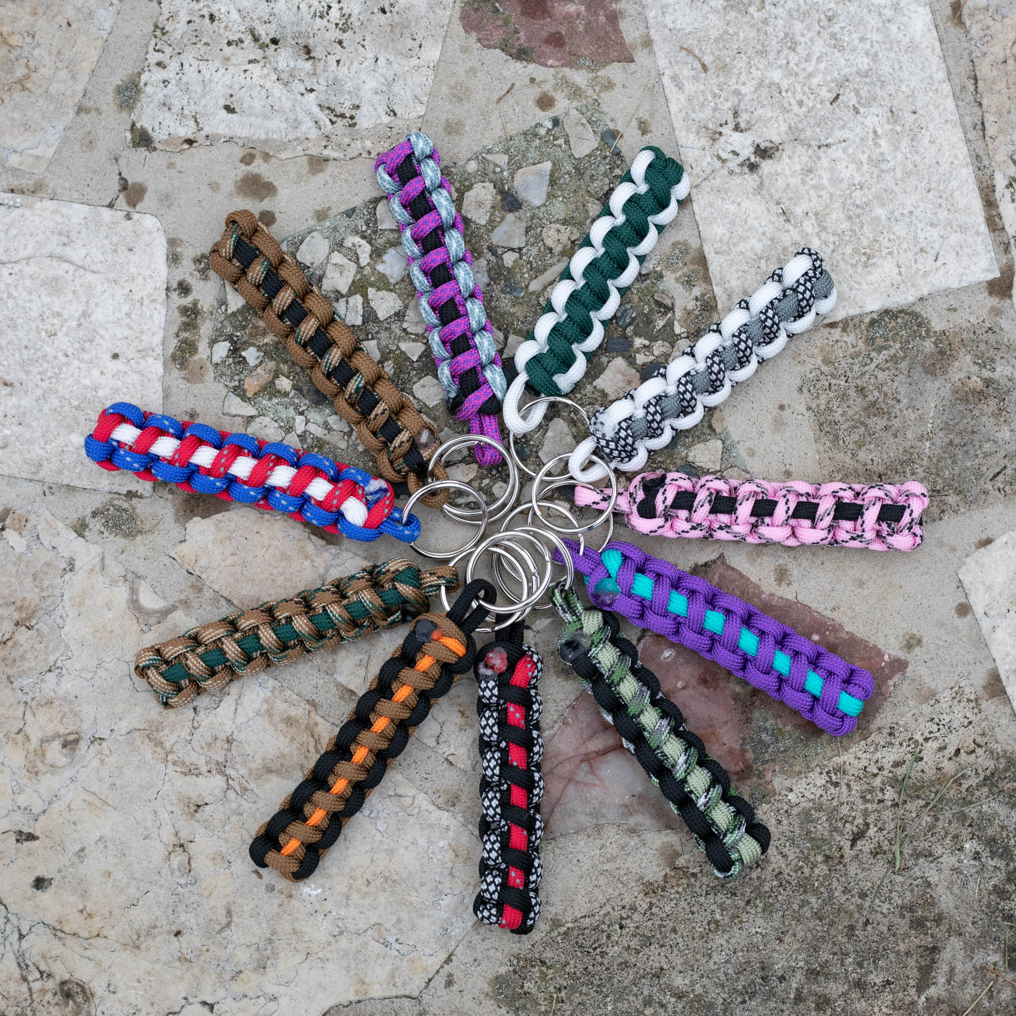 paracord kľúčenka
